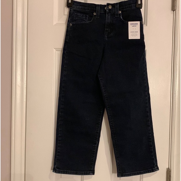 Levi’s Denizen boys dark blue loose jeans, size 7 Reg - Picture 2 of 12